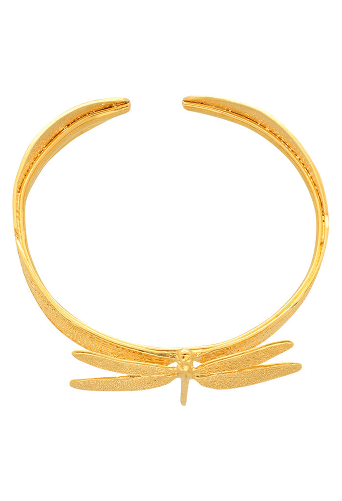 Brazalete Bawi Baño de Oro Libélula