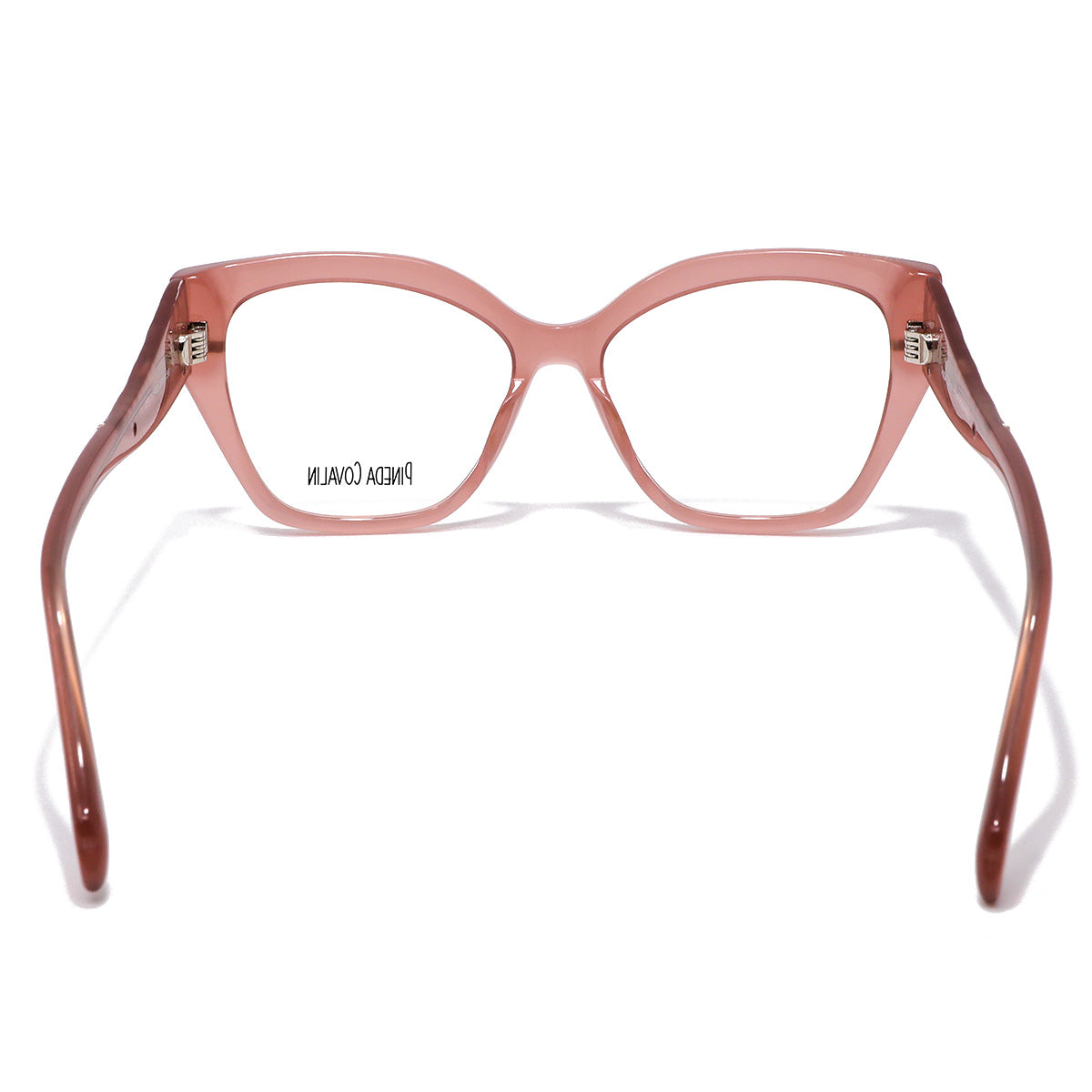 Lentes Clip On Rosa Mariposa Dorada