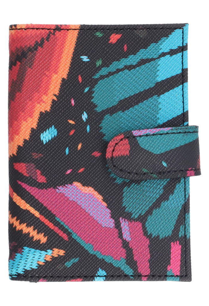 Tarjetero Neen Saffiano Mariposa Bordada Original