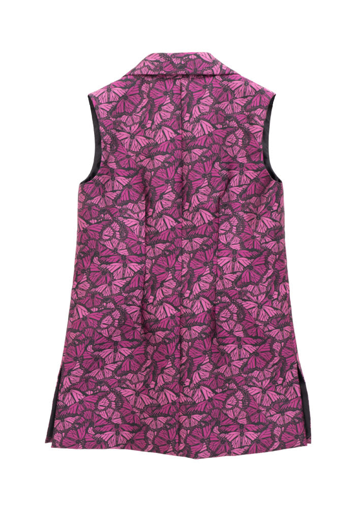 Chaleco Okuili Mariposa-22 Fucsia