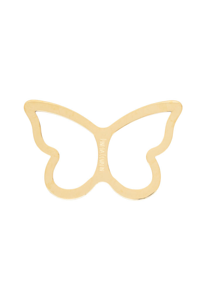 Pasamascada Mariposa Baño Oro