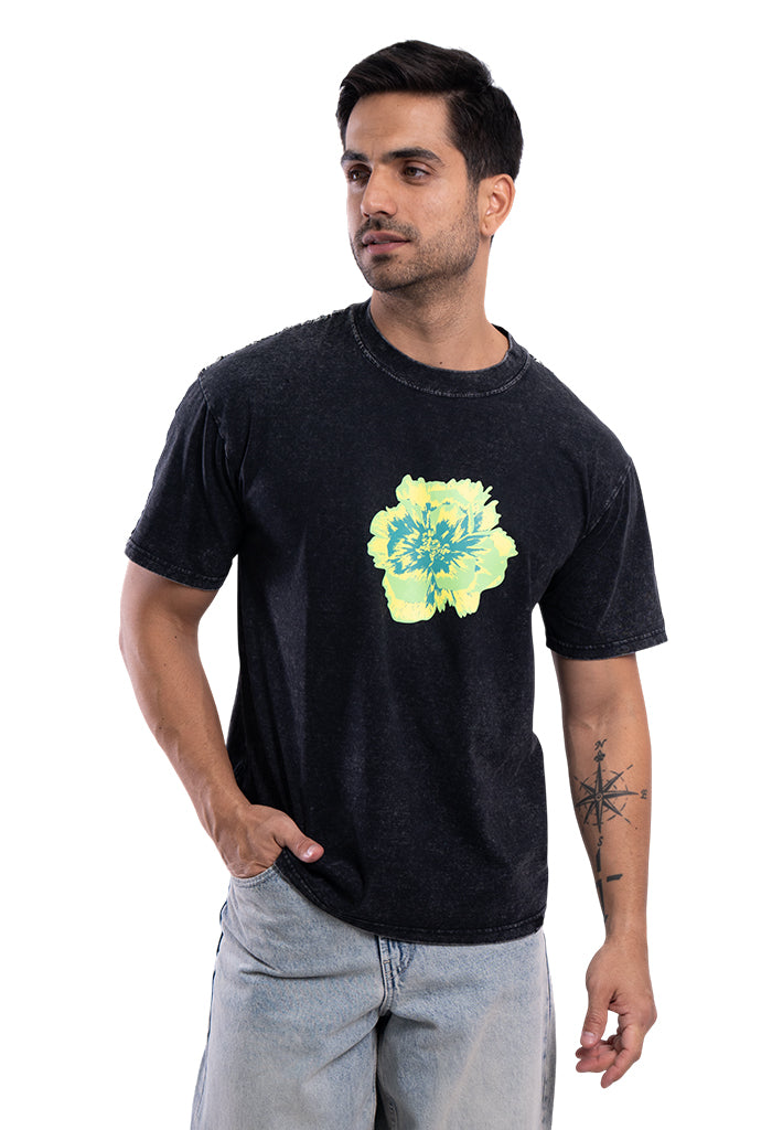 Camiseta Cempasúchil Verde