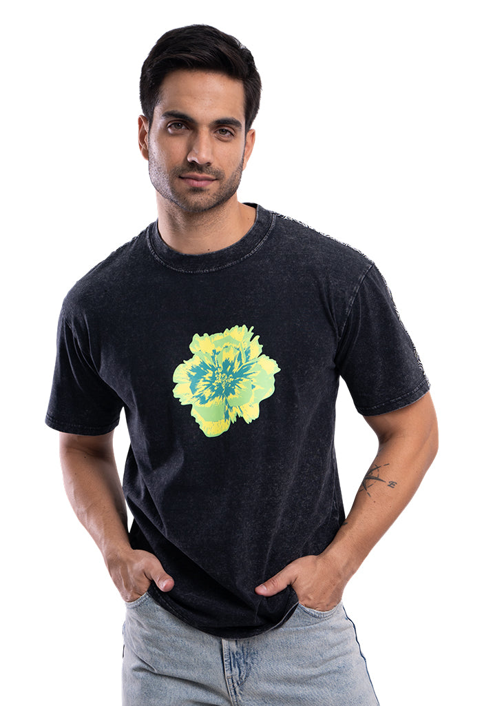 Camiseta Cempasúchil Verde
