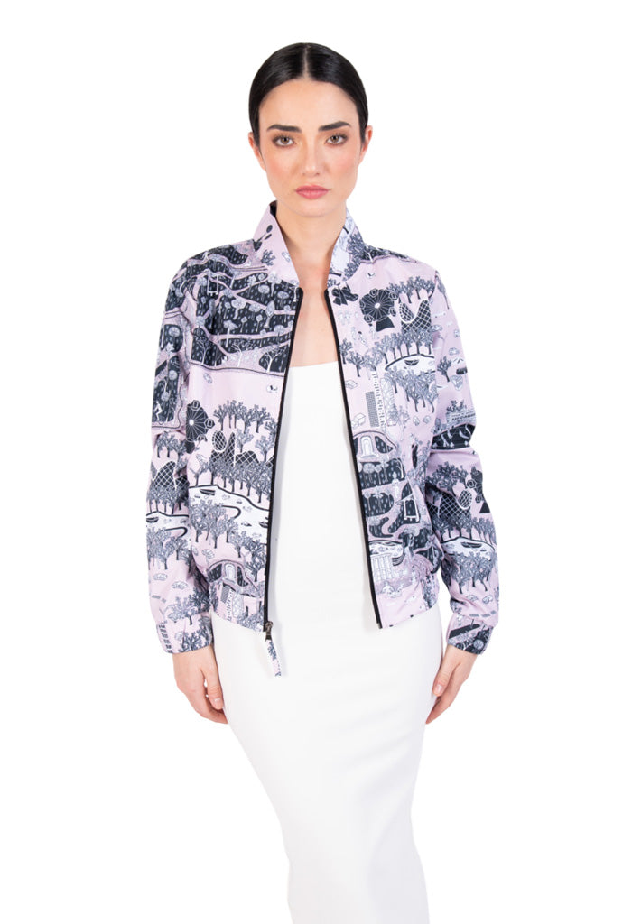 Bomber Altepetl  mi Cuidad a Color Rosa