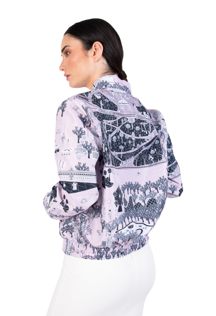 Bomber Altepetl  mi Cuidad a Color Rosa