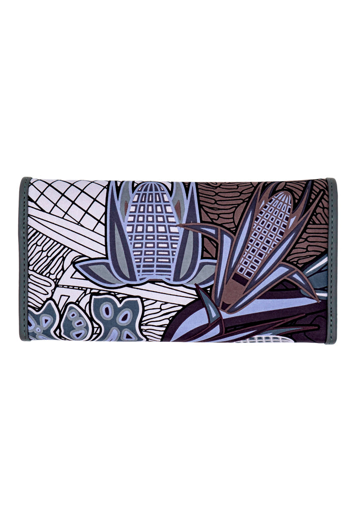 Cartera Bolsillo Negro Diosas Mexicas