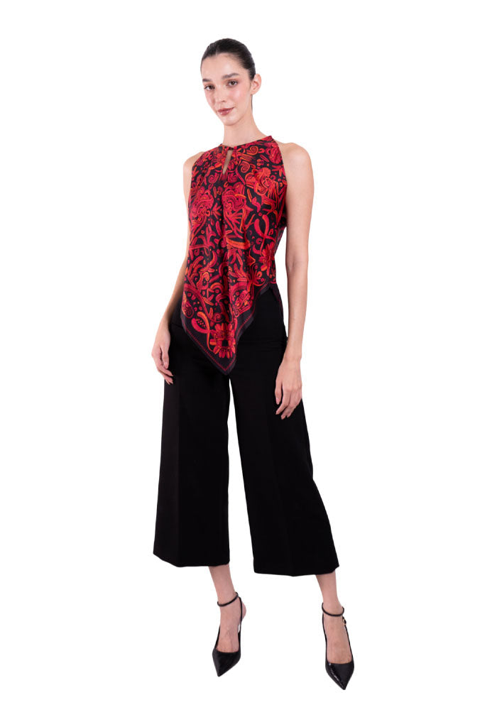 Blusa Cuello Ajustable Quetzalcóatl