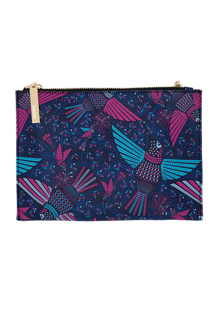 Crossbody Nikté Saffiano Colibrí