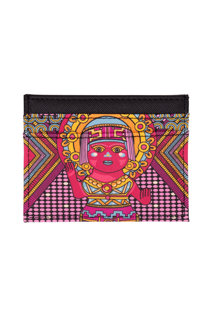 Tarjetero Kuxtal Saffiano Caritas Sonrientes Veracruz