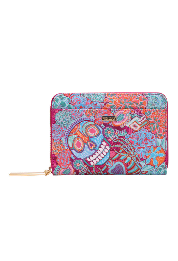 Cartera Mediana Saffiano Día de Muertos Catrina