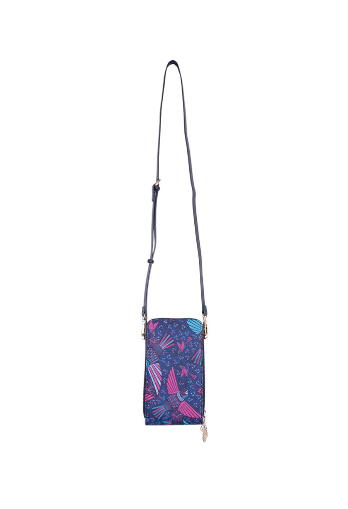 Porta Celular Naab Saffiano Colibrí