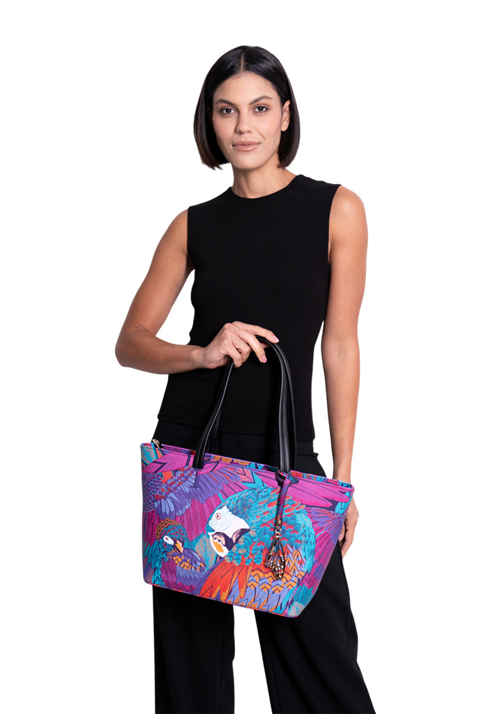 Tote K'iin Saffiano Guacamaya
