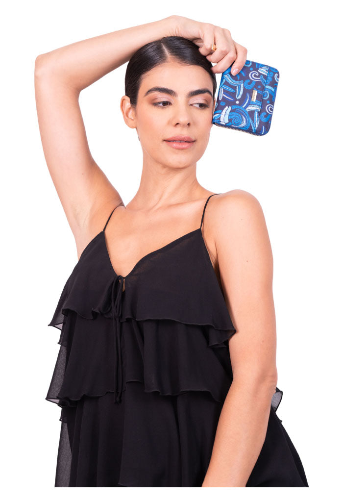Cartera chica Saffiano Quetzalcóatl