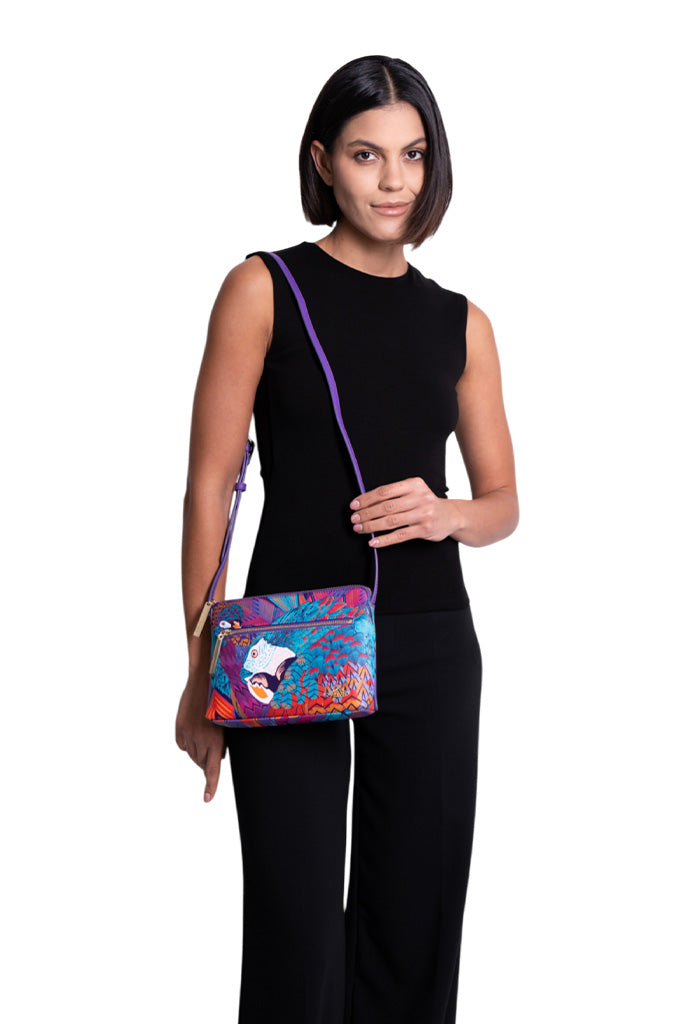 Bolsa Yaakun Saffiano Guacamaya