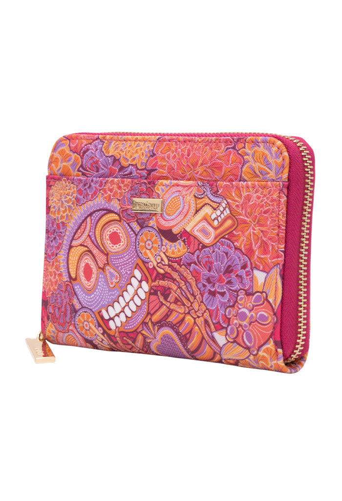 Cartera Mediana Saffiano Día de Muertos Catrina