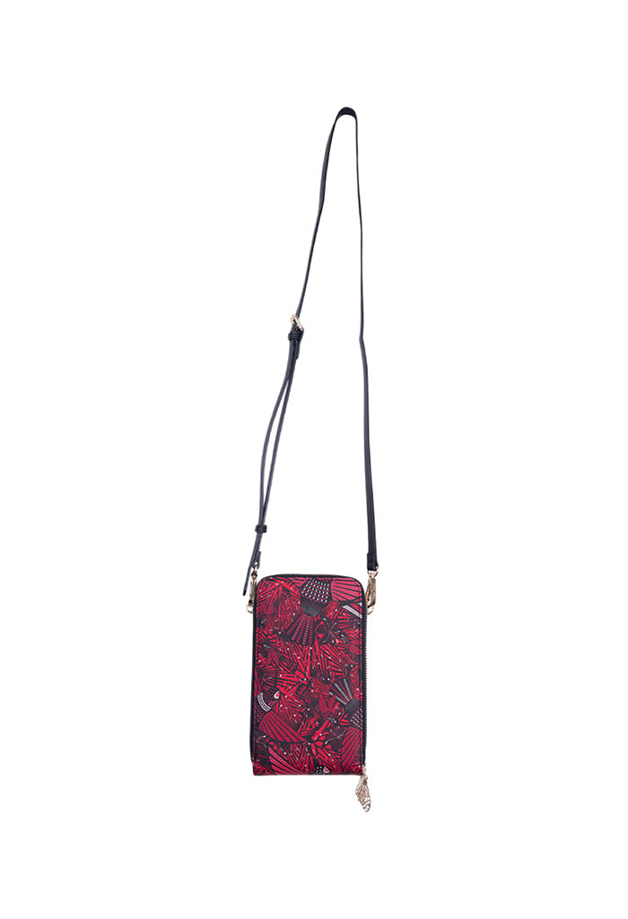 Porta Celular Naab Saffiano Colibrí