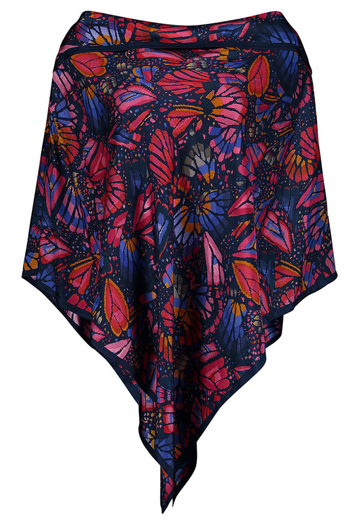 Poncho Mariposa Bordada