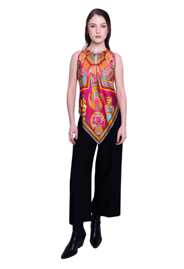 Blusa Cuello Ajustable Caritas Sonrientes Veracruz