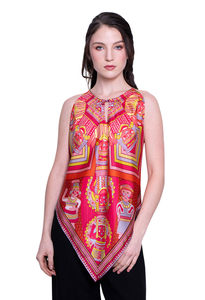 Blusa Cuello Ajustable Caritas Sonrientes Veracruz
