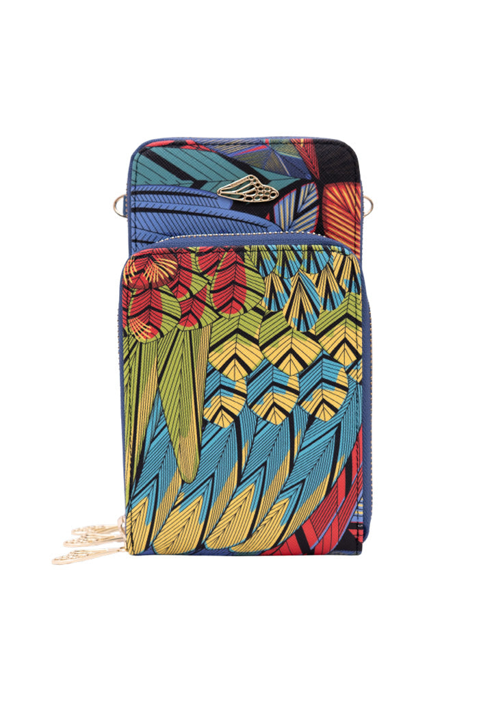 Porta Celular Naab Saffiano Guacamaya