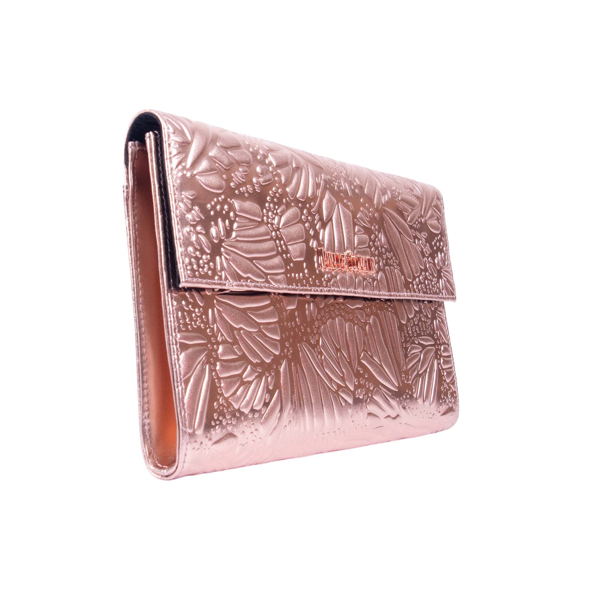 Bolsa Baas de Piel Grabado Mariposa