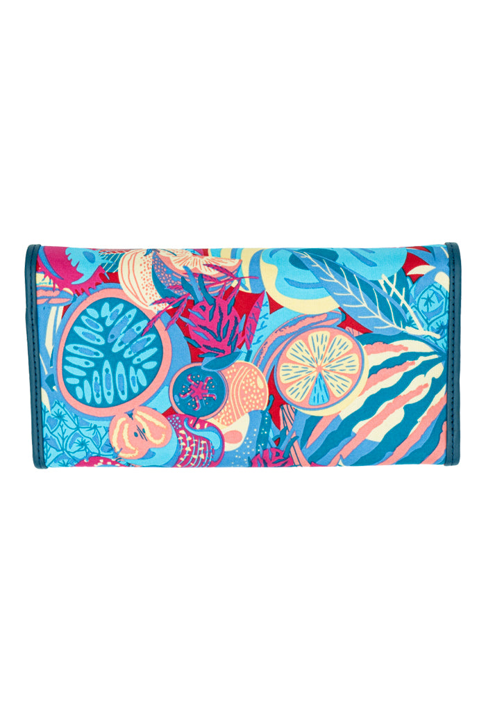 Cartera Bolsillo Seda Fruta Mexicana