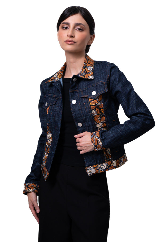 Chamarra Táchi Seda Mariposa Monarca Original