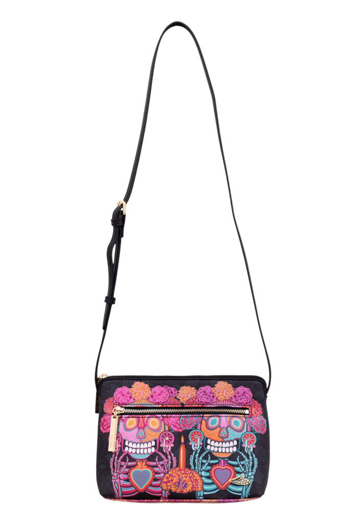 Bolsa Yaakun Saffiano Día de Muertos Catrina