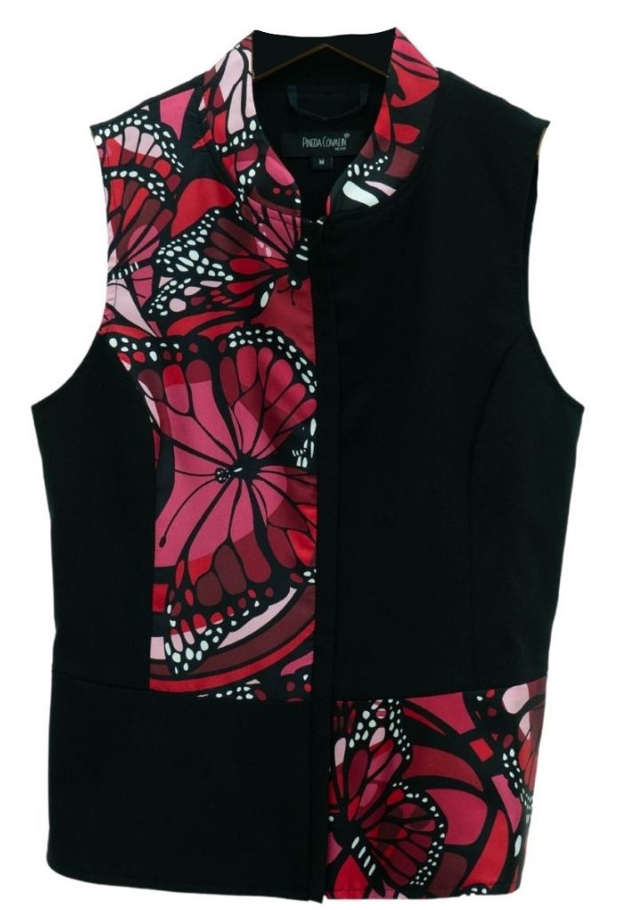 Chaleco Combinado Vuelo Mariposa Rojo