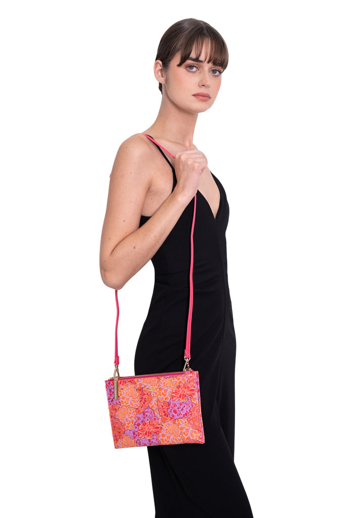 Crossbody Nikté Saffiano Cempasúchil