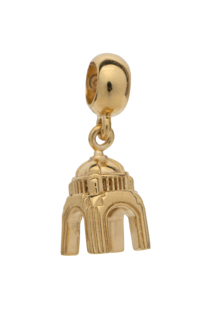 Amuleto para Brazalete Monumento Revolución Baño de Oro