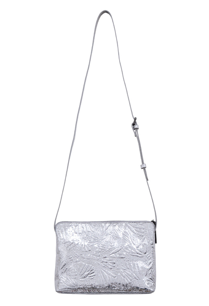 Bolsa Yaakun de Piel Grabado Mariposa