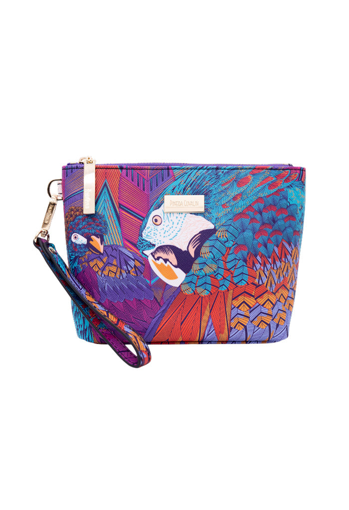 Cosmetiquera Piix Saffiano Guacamaya
