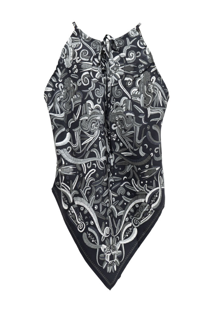 Blusa Cuello Ajustable Quetzalcóatl