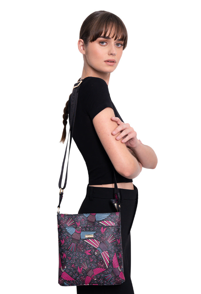 Messenger Bag Xíimbal Saffiano Colibrí