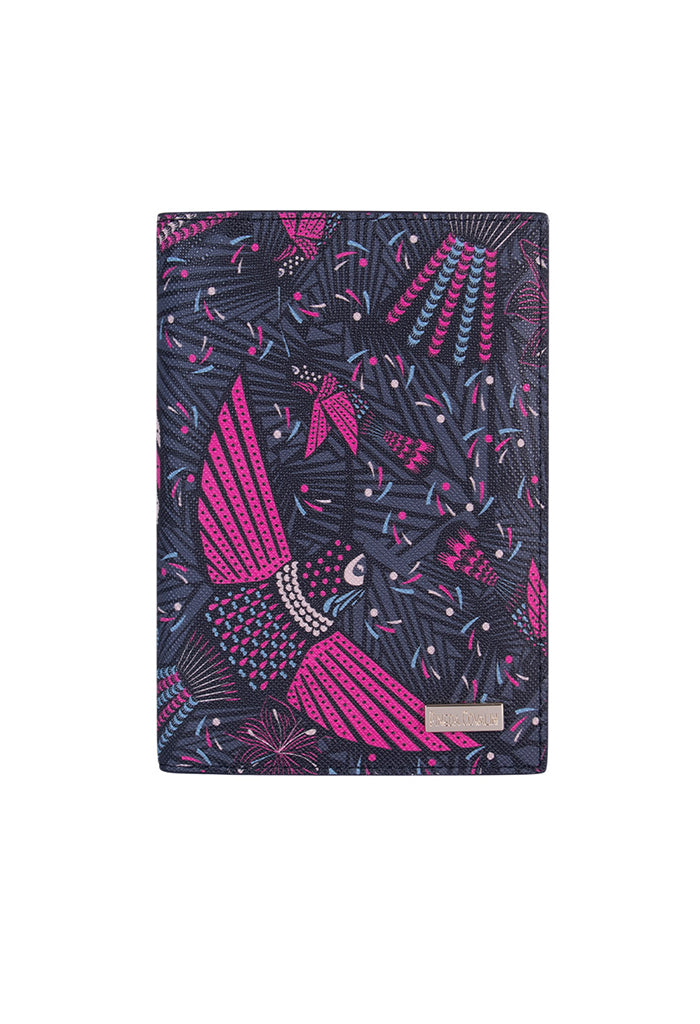 Porta Pasaporte Xuul Saffiano para Mujer Colibrí