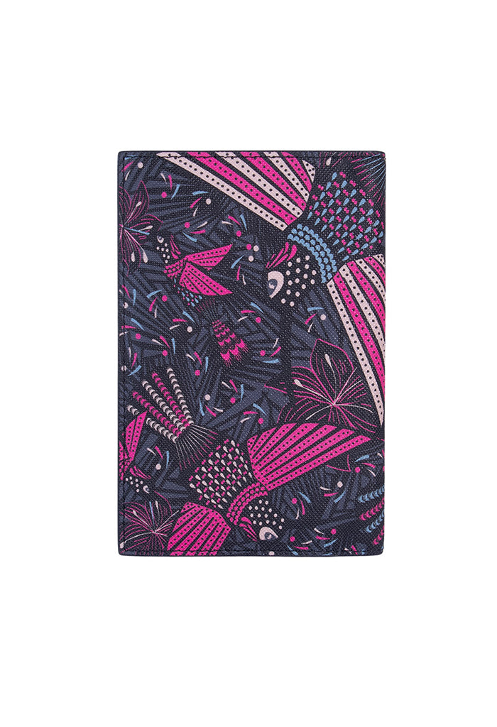 Porta Pasaporte Xuul Saffiano para Mujer Colibrí