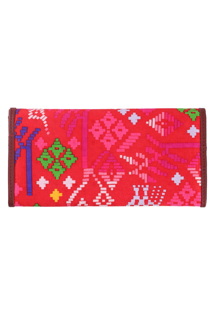 Cartera de Bolsillo Seda Tejido Maya