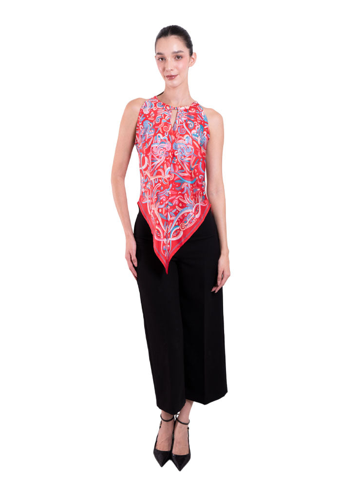 Blusa Cuello Ajustable Quetzalcóatl