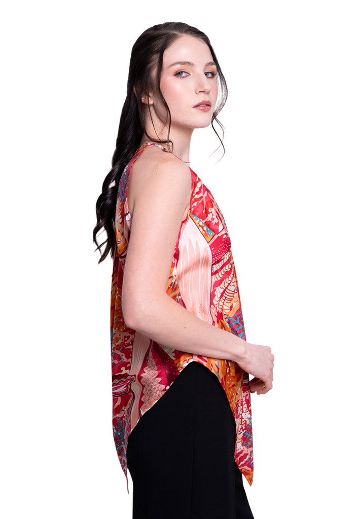 Blusa Cuello Ajustable Ballena
