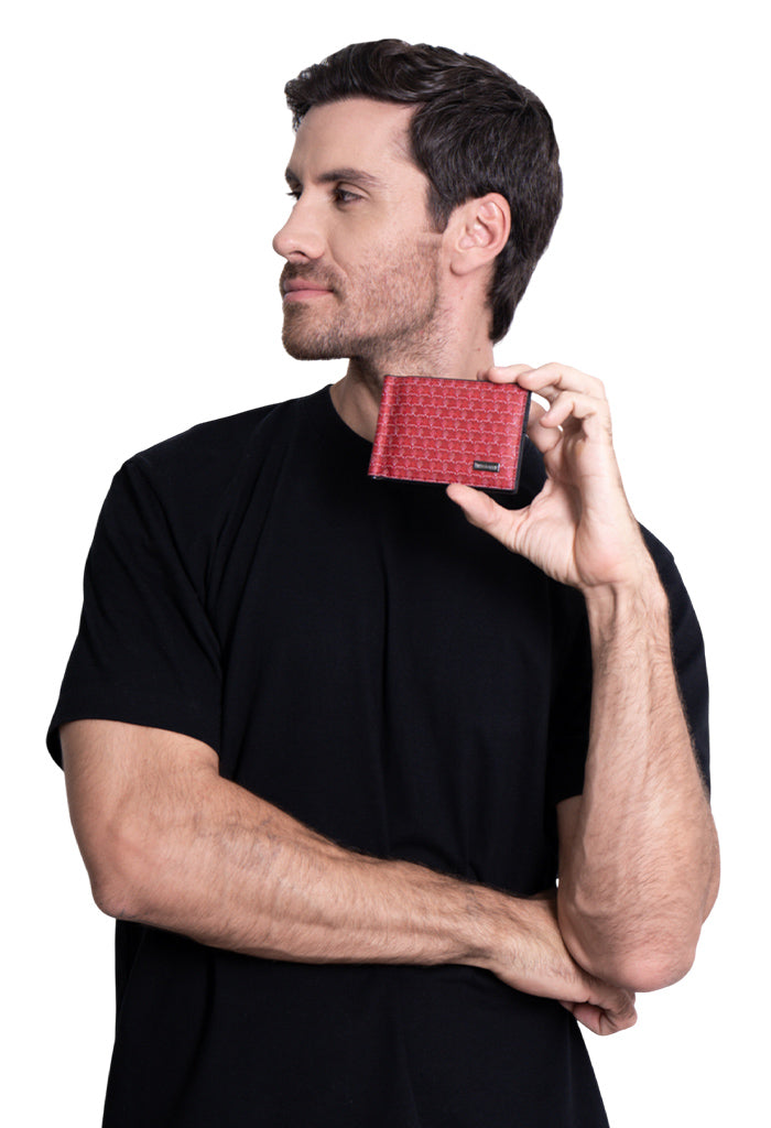 Cartera Xiib Saffiano con clip Maíz