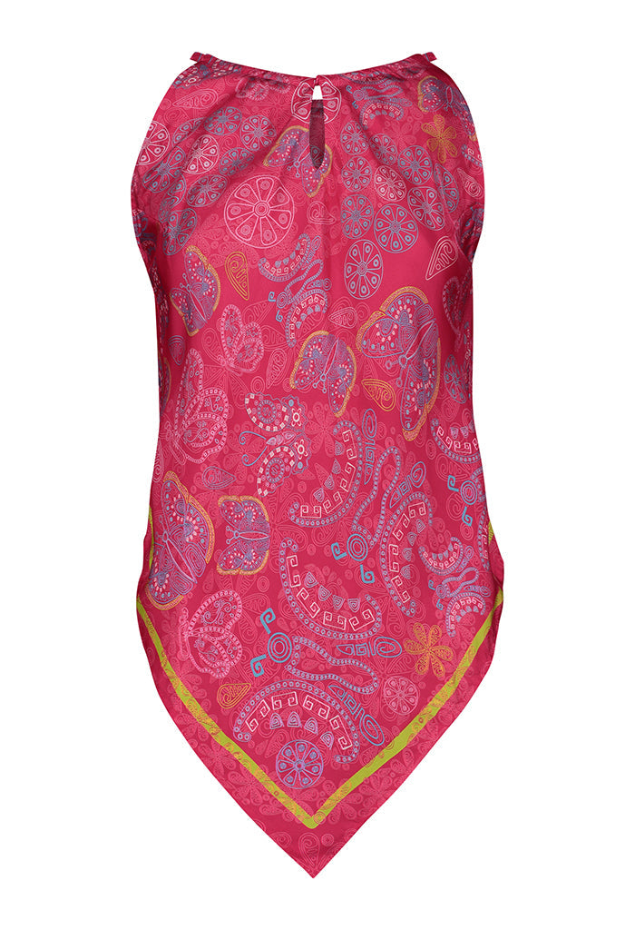 Blusa Cuello Ajustable Papalotl Mariposa