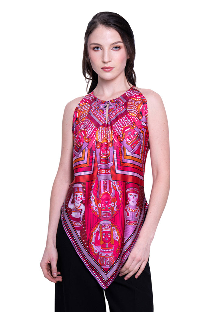 Blusa Cuello Ajustable Caritas Sonrientes Veracruz