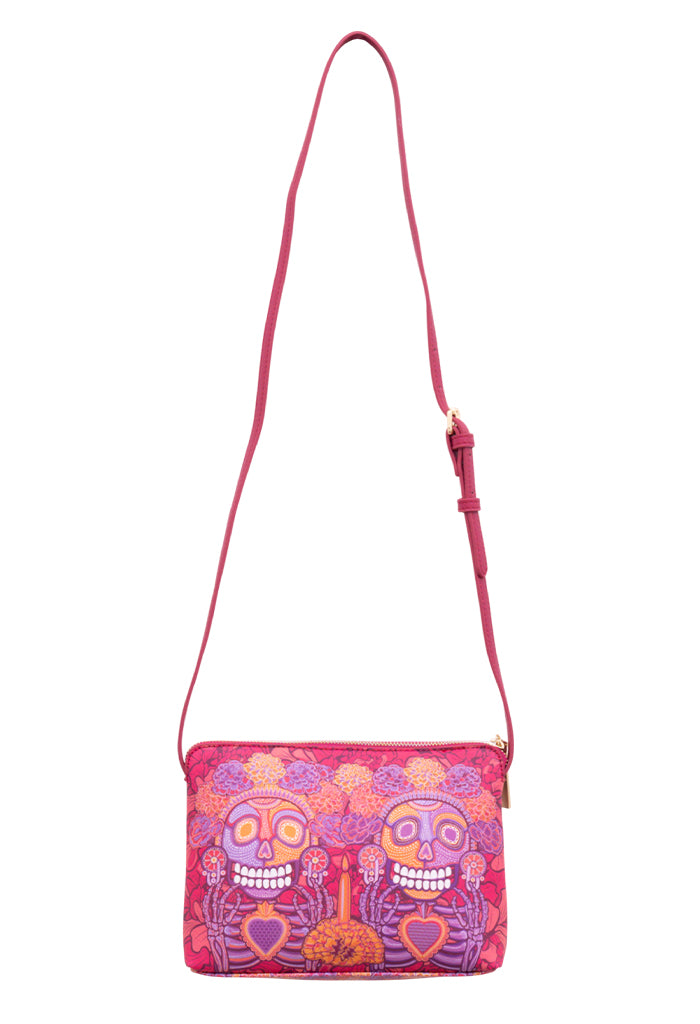 Bolsa Yaakun Saffiano Día de Muertos Catrina