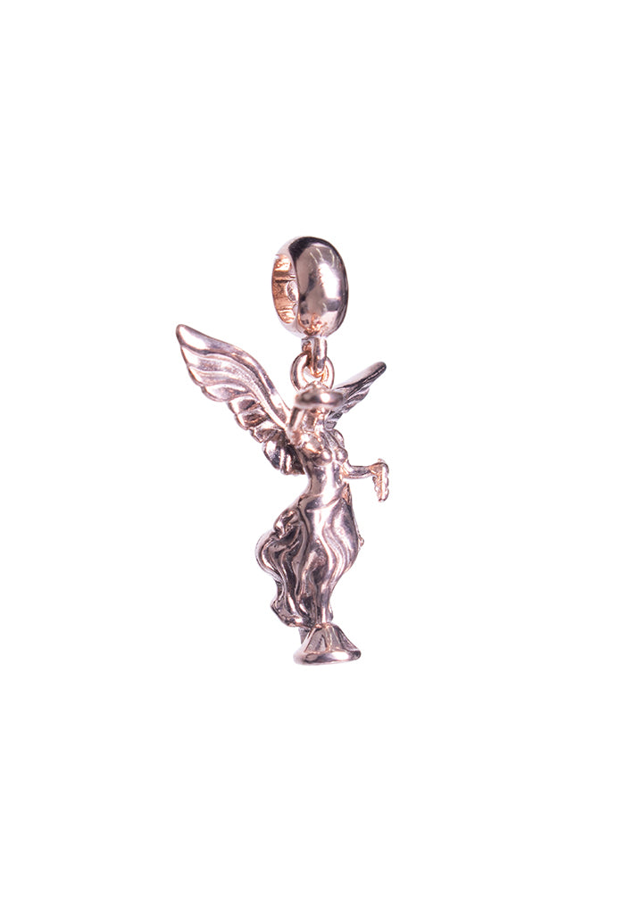 Amuleto para Brazalete Angel independencia Baño de Oro