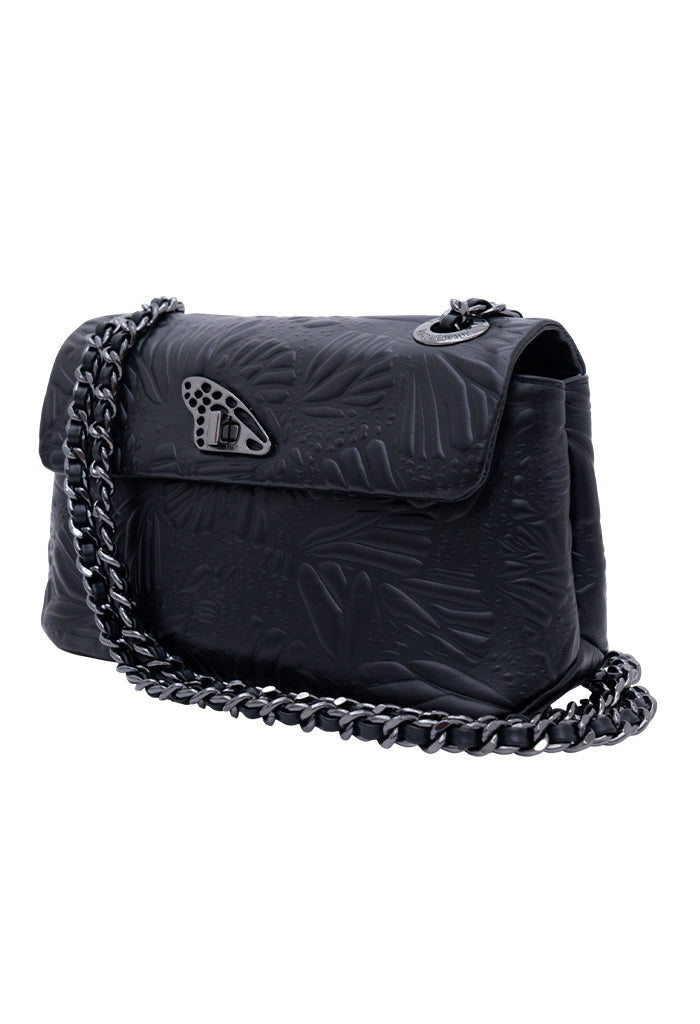 Bolsa Tusbel Piel Mini Grabado Mariposa