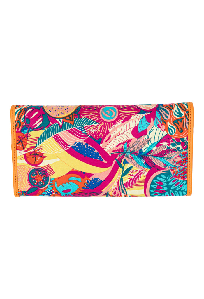 Cartera Bolsillo Seda Fruta Mexicana