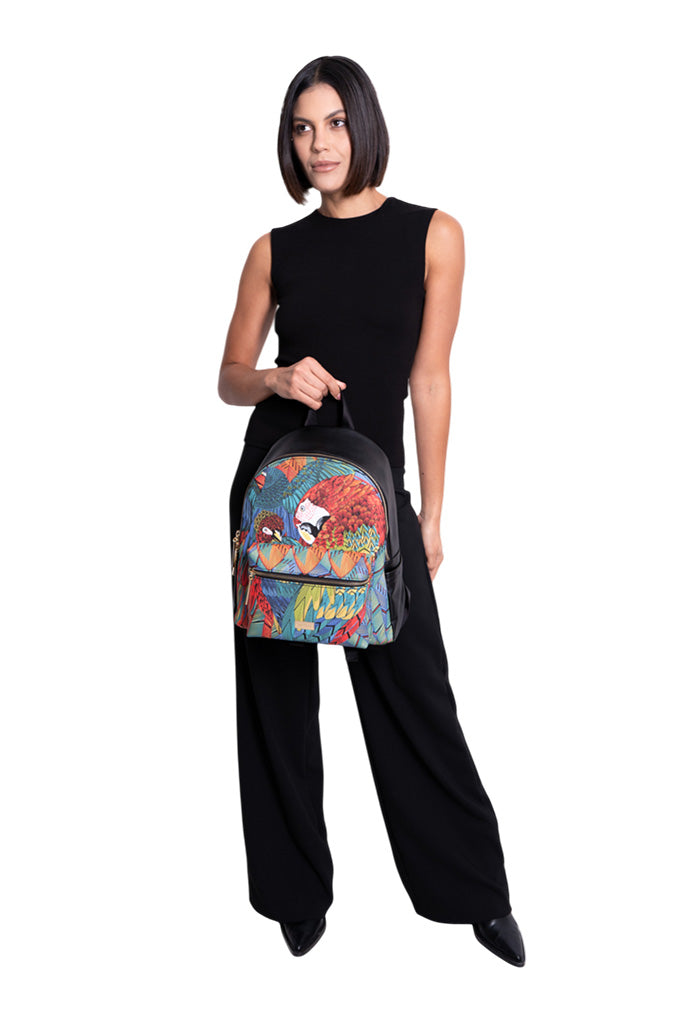 Backpack Nuuk Saffiano Guacamaya