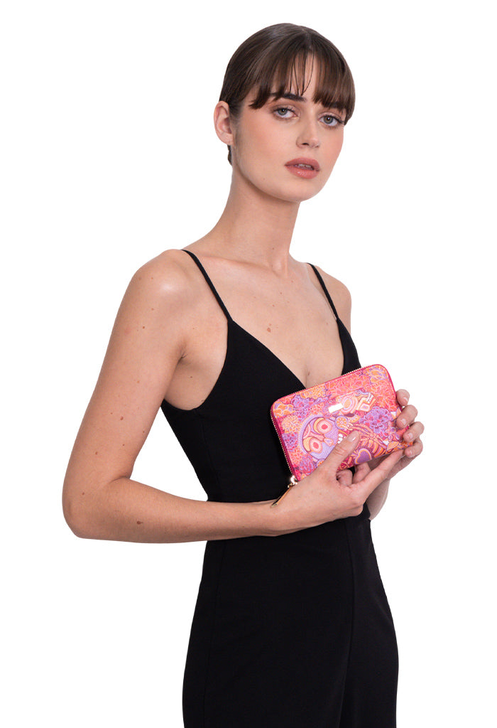 Cartera Mediana Saffiano Día de Muertos Catrina