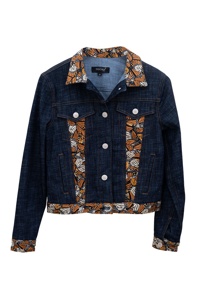 Chamarra Táchi Seda Mariposa Monarca Original